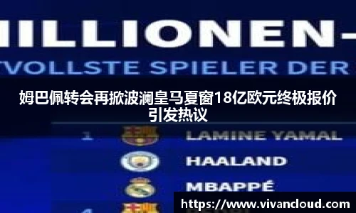 姆巴佩转会再掀波澜皇马夏窗18亿欧元终极报价引发热议